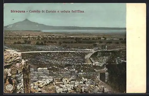 AK Siracusa, Castello di Eurialo e veduta dell`Etna