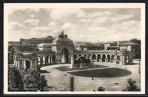 AK Parma, Monumento a Giuseppe Verdi