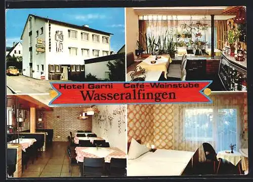 AK Wasseralfingen, Hotel Garni, Café-Weinstube, Inh. Ruth Hölle, Siegfried Dötlein, Moltkestr. 56