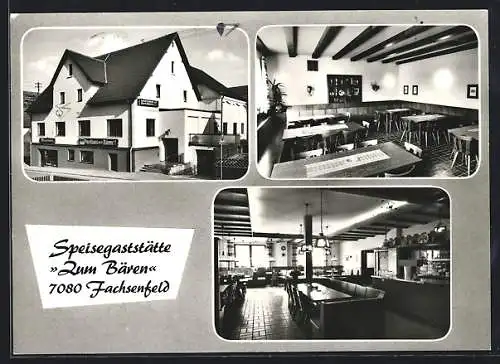 AK Fachsenfeld, Speisegaststätte zum Bären, Wasseralfingerstrasse 11
