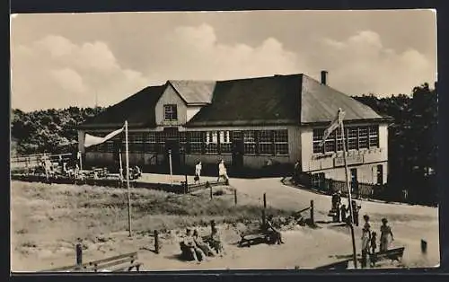 AK Prerow / Ostseebad, HO-Gaststätte am Strand