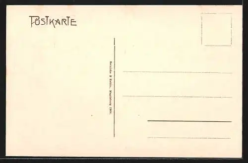 AK Dahme i. Mark, Haupt-Strasse mit Rathaus