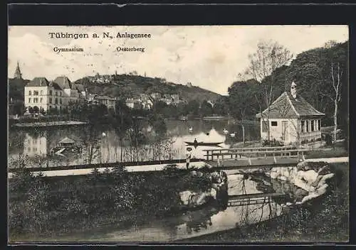 AK Tübingen a. N., Idylle am Anlagensee