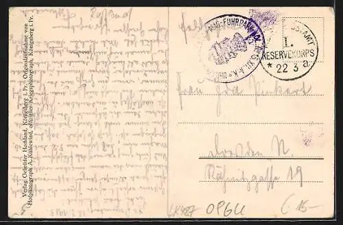 AK Stallupoenen, Russeneinfall in Ostpreussen 1914