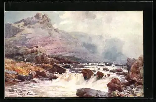Künstler-AK Raphael Tuck & Sons Nr. 7074: Dartmoor, Tavy Cleave
