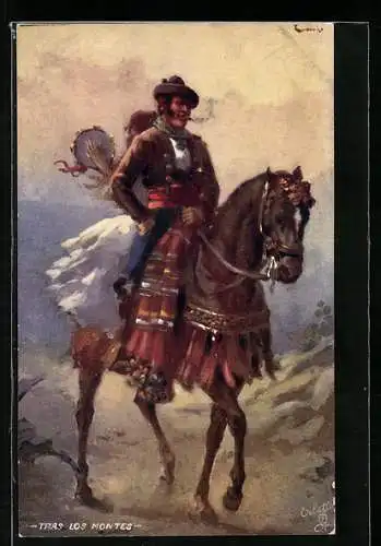 AK Spanish Banditti, spanische Räuber zu Pferde