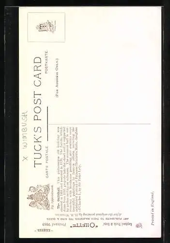 Künstler-AK Raphael Tuck & Sons Nr. 7013: Exeter, The Guildhall