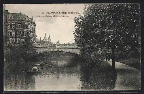 AK Braunschweig, Kaiser-Wilhelm-Brücke