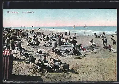 AK Norderney, Am Strande
