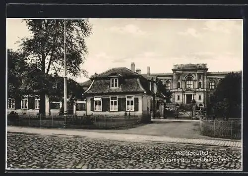 AK Wolfenbüttel, Lessinghaus und Bibliothek