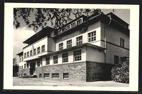AK Rüdesheim a. Rh., Blick zur Jugendherberge