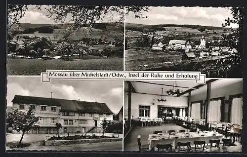 AK Mossau über Michelstadt /Odw., Gasthaus und Pension zum Ross