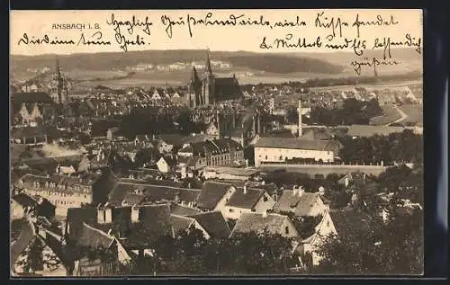 AK Ansbach i. B., Blick über die Ortschaft