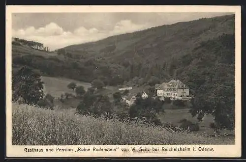 AK Reichelsheim i. Odenw., Gasthaus Ruine Rodenstein