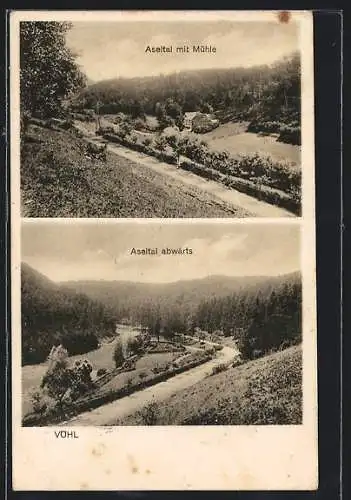 AK Vöhl, Aseltal mit Mühle