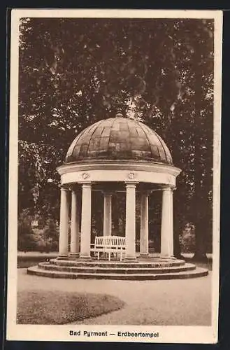 AK Bad Pyrmont, Erdbeertempel