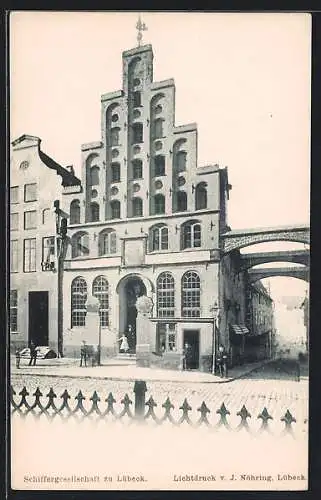 AK Lübeck, Schiffergesellschaft, Gebäudeansicht