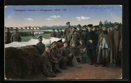AK Russische Kriegsgefangene