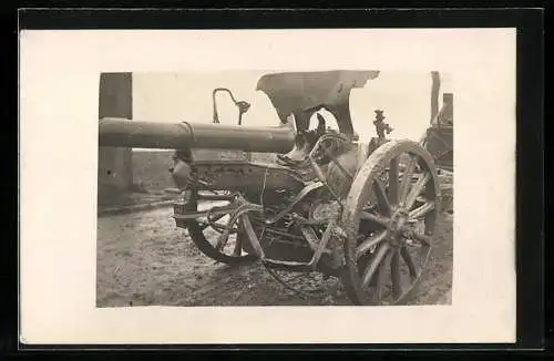 Foto-AK Artillerie, Rohrkrepierer