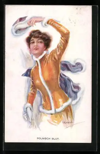 Künstler-AK Luis Usabal: Polska Krew