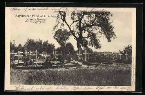 AK Aubers, Bayerischer Friedhof, Kriegsgräber