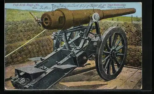 AK Lange 15 cm Ring-Kanone der Fuss-Artillerie