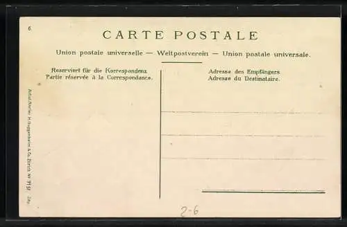 Präge-AK Le Langage des Timbres, Briefmarken-Sprache, verschieden angeordnete schweizer Briefmarken