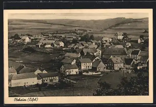 AK Olzheim / Eifel, Blick auf den Ort