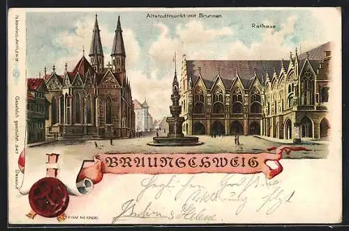 Lithographie Braunschweig, Altmarkt