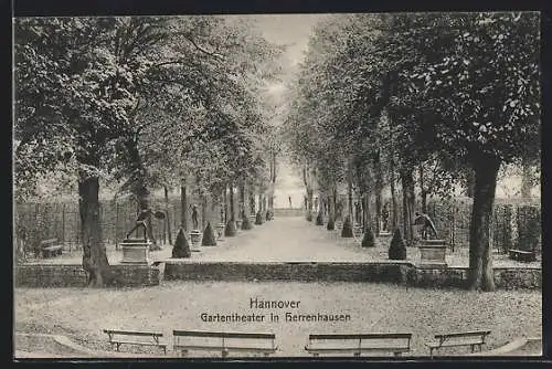 AK Hannover, Das Gartentheater in Herrenhausen