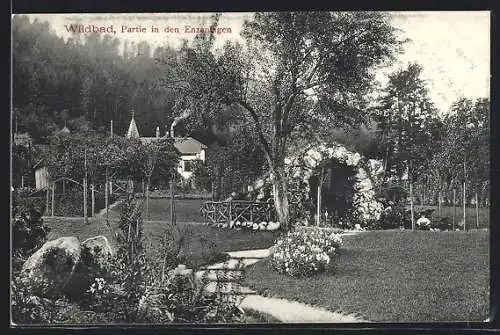 AK Bad Wildbad, Partie in den Enzanlagen