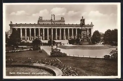 AK Berlin, Altes Museum und Lustgarten