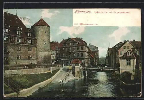 AK Hannover, Leinepartie mit Beguinenturm