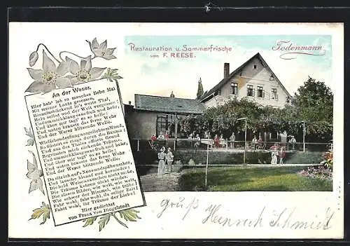 AK Rinteln, Restaurant von F. Reese