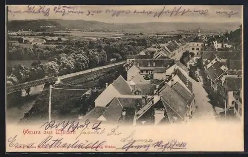 AK Wildon / Steiermark, Ortsansicht aus der Vogelschau