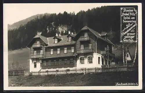 AK Spital am Semmering, Pension Onkel Fritz