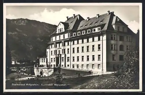 AK Hofgastein, Kuranstalt Marienhof