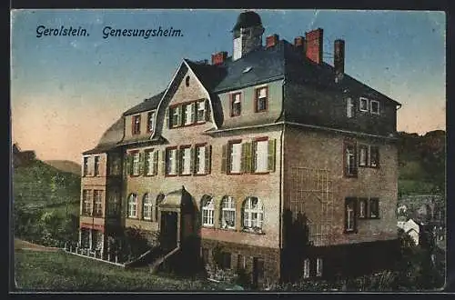 AK Gerolstein /Eifel, Genesungsheim mit naher Umgebung