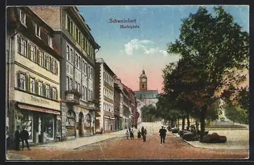 AK Schweinfurt a. M., Marktplatz