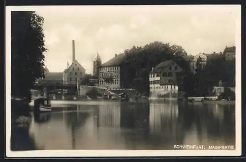 AK Schweinfurt, Partie am Mainufer