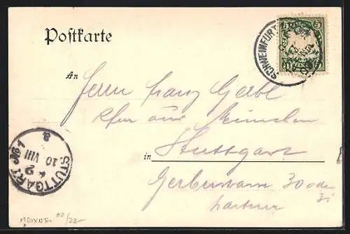 AK Schweinfurt a. M., Marktplatz