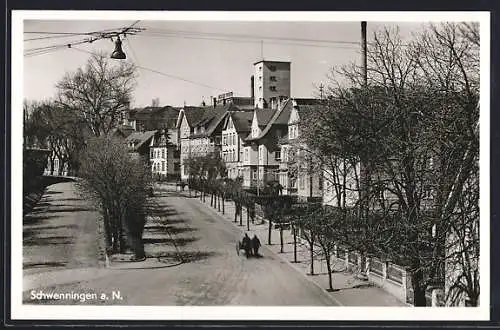 AK Schwenningen a. N., Partie in der Bismarckstrasse