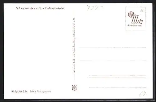 AK Schwenningen a. N., Partie in der Bismarckstrasse
