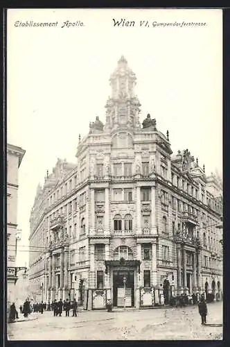 AK Wien, Gumpendorferstrasse, Etablissement Apollo