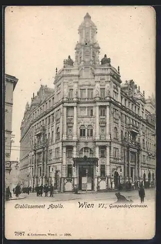 AK Wien, Etablissement Apollo, Gumpendorferstrasse