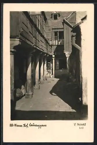 AK Wien, Hofpartie in der Laurenzgasse