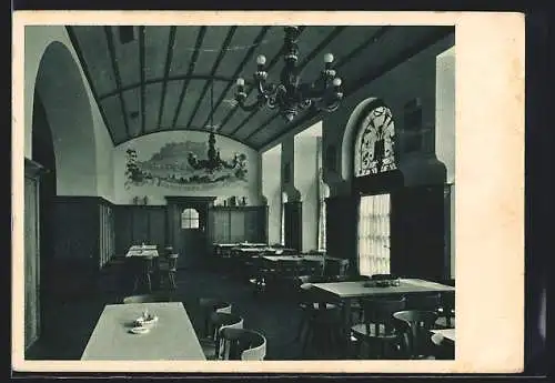 AK Wien, Stieglbräu im Hotel Holzwarth, Innenansicht, Mariahilferstrasse 156