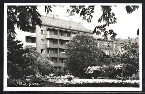 AK Wien, Idylle im Märzpark