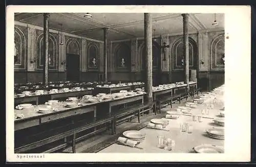 AK Wien XXIII, Konvikt Kalksburg, Speisesaal