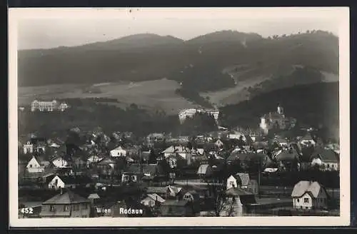 AK Wien, Rodaun, Totale aus der Vogelschau